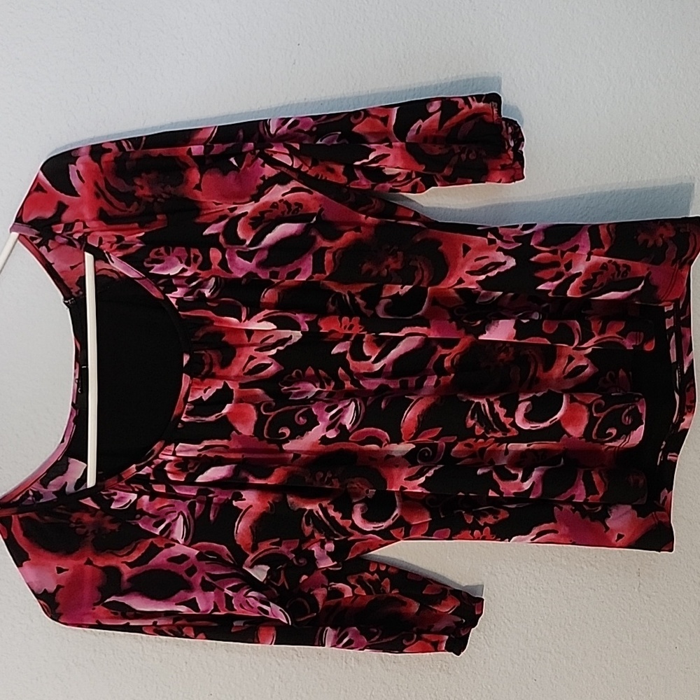 Womens floral blousy top size large